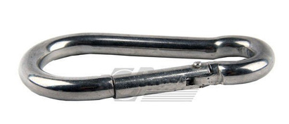 KARABIŃCZYK OCYNKOWANY 6MM KARABINEK