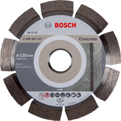 BOSCH TARCZA DIAMENTOWA 125 PROFESSIONAL FOR CONCRETE DO CIĘCIA BETONU, CEGŁY