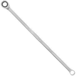 Klucz oczkowy dwustronny z grzechotką długi ze stali CrV o rozmiarze 13 mm Neo 09-363