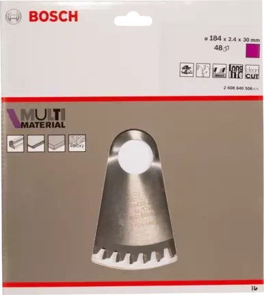 Tarcza pilarska do drewna i metalu MULTI MATERIAL Bosch 184x30 mm 48 zębów