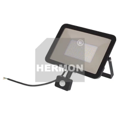 Naświetlacz LED 100W 230V barwa zimna z czujnikiem ruchu Hermon GMPQY1305SCH