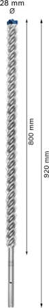 Wiertło udarowe do betonu SDS MAX-8 Bosch EXPERT 28x920 mm