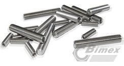 M5X10 WKRĘT DOCISKOWY NIERDZEWNY ŚCIĘTY 20 SZT.