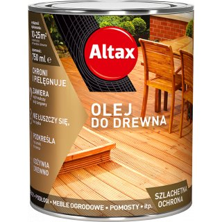ALTAX olej do drewna 0,75L bielony