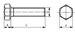 M8x120 ŚRUBA NIERDZEWNA A2 SZEŚCIOKĄTNA DIN 933 3 SZT.