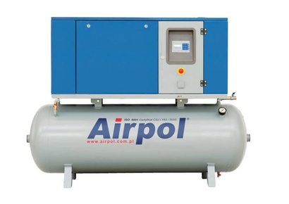 Sprężarka śrubowa olejowa kompresor w obudowie Airpol K7 10 Bar