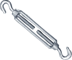 Śruba rzymska M16 ocynkowana Hak-Hak H/H - wytrzymałość do 1000kg