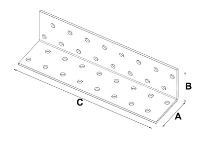 KĄTOWNIK MONTAŻOWY KM17 40x40x160 x 2,0mm