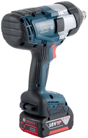 Klucz udarowy akumulatorowy Bosch Professional GDS 18V-1050 H BITURBO + akumulator 2 x 5 Ah + ładowarka + L-BOXX 136