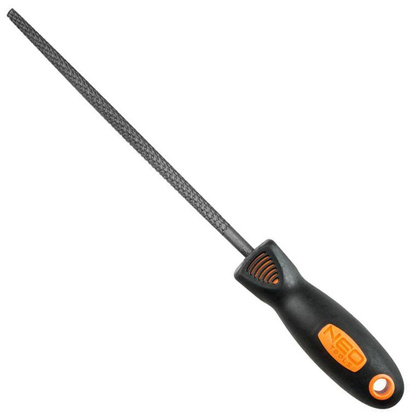 Pilnik do drewna okrągły wykonany ze stali stopowej T12 o długości 200 mm Neo 37-550