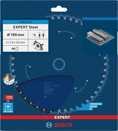 Tarcza pilarska do przewodowych przecinarek ręcznych T40 Expert Steel Bosch