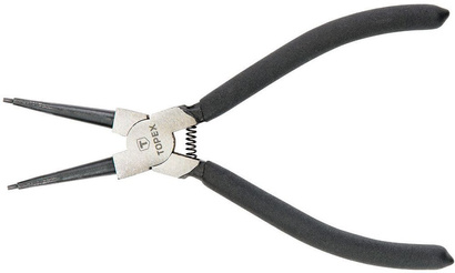 Szczypce Segera do pierścieni osadczych proste wewnętrzne o długości 180 mm Topex 32D308