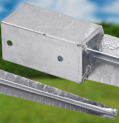 Podstawa słupa kotwa wbijana do altan, wiat i pergoli KSW 60x150x650 mm Tribecco