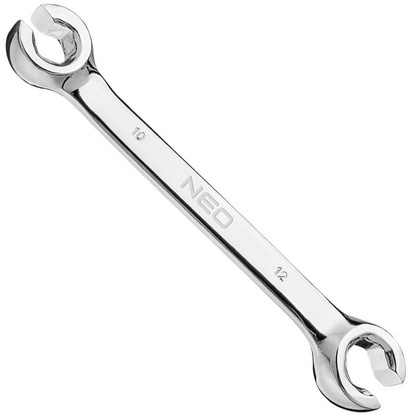 Klucz oczkowy półotwarty ze stali CrV o rozmiarze 10 x 12 mm Neo 09-145