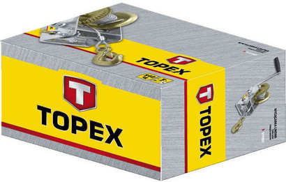 Wyciągarka linowa z hamulcem zapadkowym o udźwigu 0.55 T Topex 97X085