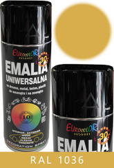 Farba emalia ftalowa uniwersalna złota do drewna, metalu, betonu i plastiku RAL 1036 EUROCOLOR 400 ml