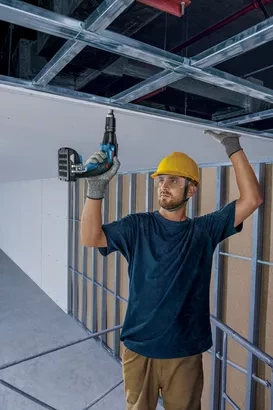 Bosch wkrętarka akumulatorowa do montażu suchej zabudowy GTB 185-LI z GMA55 2X2Ah