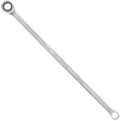 Klucz oczkowy dwustronny z grzechotką długi ze stali CrV o rozmiarze 13 mm Neo 09-363