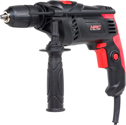 Wiertarka udarowa sieciowa 800 W z regulacją obrotów Nac + walizka IDE80-B-PT