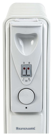 Grzejnik olejowy elektryczny o mocy 2500W z termostatem 11 żeber Ravanson OH-11