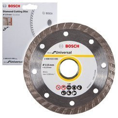 BOSCH TARCZA DIAMENTOWA 115MM ECO FOR UNIVERSAL TURBO DO CIĘCIA BETONU, CEGŁY, KLINKIERU