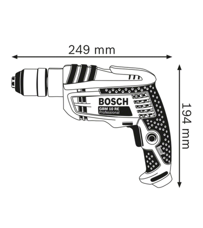 Bosch wiertarka sieciowa GBM 10 RE Professional