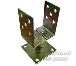 WSPORNIK SŁUPKA Z PODSTAWĄ WSP1 100x70-110mm x 4mm