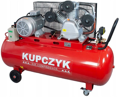 Kompresor tłokowy sprężarka Kupczyk KKT 1600 ze zbiornikiem 300 litrów 400 V