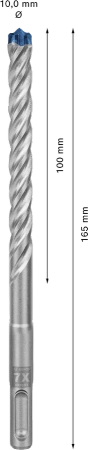 Wiertło udarowe do betonu SDS PLUS-7X Bosch EXPERT 10x165 mm