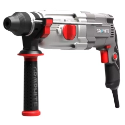 Młotowiertarka SDS+ 900W z energią udaru 3.4J + walizka Graphite