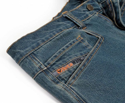 BETA SPODNIE ROBOCZE DŻINSOWE JEANS 7525 XS-XXXL