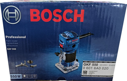 Frezarka krawędziowa elektryczna do drewna GKF 550 Bosch Professional o mocy 550 W