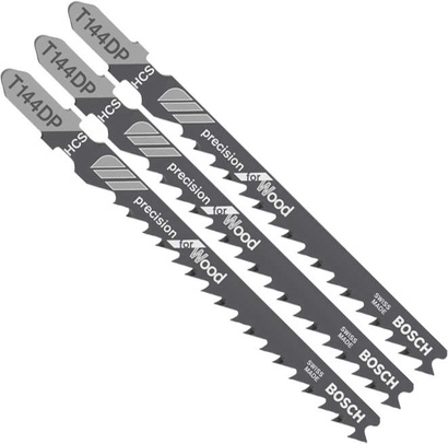 Brzeszczot do wyrzynarki do drewna PRECISION FOR WOOD Bosch T 144 DP 3 sztuki