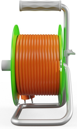 Przedłużacz elektryczny bębnowy warsztatowy o długości 50 m KEL PB-ST/D/50M/3X1,5/H05VV-F