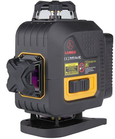 Laser liniowy samopoziomujący z wiązką zieloną Lamigo CROSS 4D