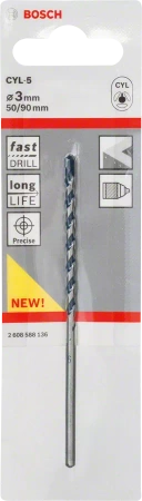 Bosch wiertło do betonu i muru BLUE GRANIT 3 X 90