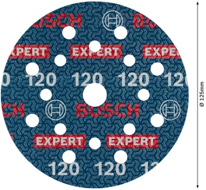 Krążek ścierny do szlifierek mimośrodowych EXPERT O780 Foil 125 mm G120 Bosch 2608902418