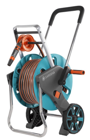 Wózek na wąż ogrodowy Gardena CleverRoll M Easy + wąż 1/2" 20 m 18517-20