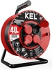 Przedłużacz elektryczny bębnowy warsztatowy o długości 40 m KEL PB-PRO/D/40M/3X2,5/H05RR-F