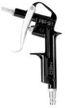 Pistolet do przedmuchiwania do kompresora z krótką dyszą Neo 14-708