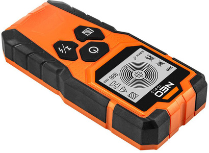 Detektor wykrywacz z próbnikiem do metali, drewna, profili i przewodów pod napięciem 3w1 Neo 75-250