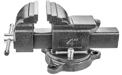 Imadło ślusarskie obrotowe żeliwne o długości szczęk 100 mm Neo 35-010