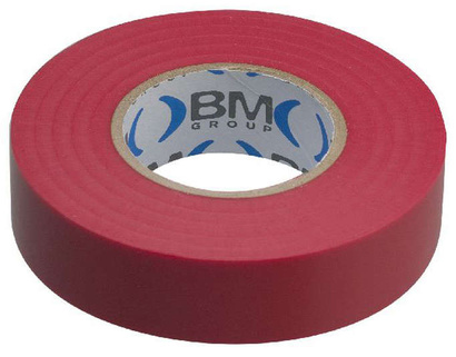 Taśma elektroizolacyjna PCV czerwona, 0,15 x 19 mm 25 m