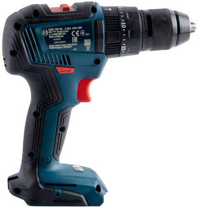 Wiertarko-wkrętarka udarowa akumulatorowa z silnikiem bezszczotkowym Bosch Professional GSB 18V-50 + akumulator 2 x 2.0Ah + walizka