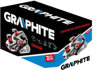 Strug elektryczny hebel do drewna o mocy 1300W Graphite 59G680