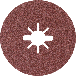 Tarcza krążek fibrowy szlifierski do metalu Bosch z systemem X-LOCK o średnicy 125 x 22,23 i ziarnistości G60 R444