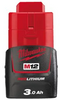 Akumulator litowo-jonowy do elektronarzędzi Milwaukee 12V o pojemności 3.0Ah M12 B3