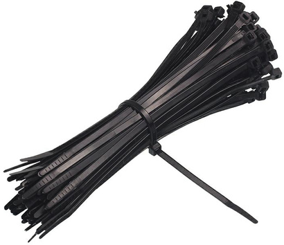 Opaski zaciskowe trytytki czarne 300x2,8 mm 100 sztuk