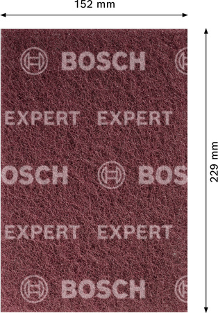 Bosch włóknina zielona EXPERT N880 152 x 229 mm do szlifowania i czyszczenia