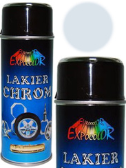 Farba lakier chrom srebrny EUROCOLOR 400 ml
